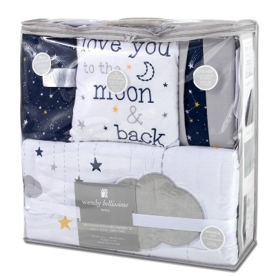 Moon and discount stars baby quilt