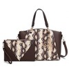 MKF Collection Addison Snake Embossed Women’s Tote Bag with matching Wristlet Pouch by Mia K - 2 of 4