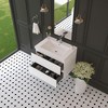 ChicFurnit Bathroom Vanities 30 Inch Wallmounted Vanity with Resin Sink and Soft Close Drawers for Bathroom, White, 29.53"*19.69"*22.44" - 2 of 4
