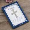 Anna-Kaci Silver Tone Crystal Rhinestone Cross Patonce Necklace with Message Card & Envelope Jewelry Gift - 3 of 4