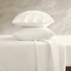 4 Pieces Queen Sateen Sheet Set,Ivory - 3 of 4