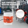 VEVOR Metal Drum Heater, 800 Watt 7.75 inch Width, Pail Heating Band for 5 Gallon Barrel, 86-302℉ Adjustable Thermostat,Silicone, FCC Listed Orange - 4 of 4