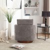 CAVINAS 360 Degree Accent Swivel Chair with Soft Adjustable Backrest Comfy Chair Lounge Chair for Living Room - 3 of 4