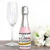 Big Dot of Happiness Teacher Retirement - Mini Wine Champagne Bottle Label Stickers - Happy Retirement Party Favor Gift for Women and Men - Set of 16 - 2 of 4