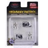 "Highway Patrol" 4 piece Diecast Figure Set Ltd Ed to 3600 pcs for 1/64 Scale Models by American Diorama - 3 of 3