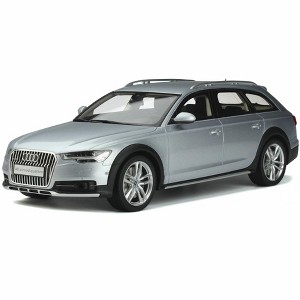 2019 Audi A6 (C7) Allroad Floret Silver Metallic 1/18 Model Car by GT Spirit - 1 of 4