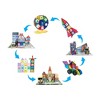 PICASSO-TILES 300 PC Magnetic Tiles, Magnetic Building Blocks Toys for Kids, Magnet for Kids 3+ - 3 of 4