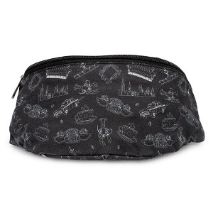 Friends Television Show Bag, Fanny Pack, Friends Icons Scattered Black White, Canvas - 1 of 4