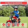 24V Electric Dirt Bike for Kids – 14 MPH Off-Road Motorcycle with Lights, Leather Seat & Safety Handbrake - 4 of 4