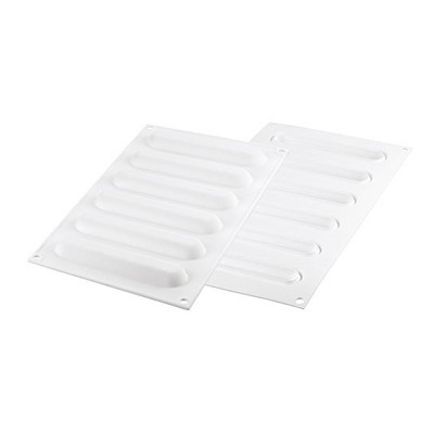 Silikomart KIT TARTE RING OBLONG 146 x 35mm, Mold and Perforated Ring