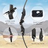 40lb Takedown Recurve Bow Set for Adults, Ambidextrous Design - 3 of 4