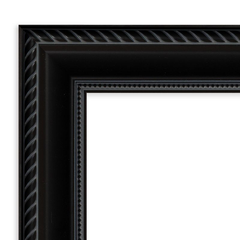 30&#34; x 30&#34; Non-Beveled Corded Black Wall Mirror - Amanti Art, 3 of 10