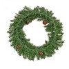 30" Cashmere Artificial Wreath with Pinecones and Berries - National Tree Company - 4 of 4