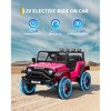 Jojoka 12V Kids Electric Ride On Truck with Remote Control Ride On Toy for Toddler Boys & Girls - 2 of 4