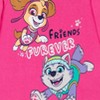 Paw Patrol Everest Rubble Marshall Girls 2 Pack Pullover T-Shirts Little Kid to Big Kid - 4 of 4