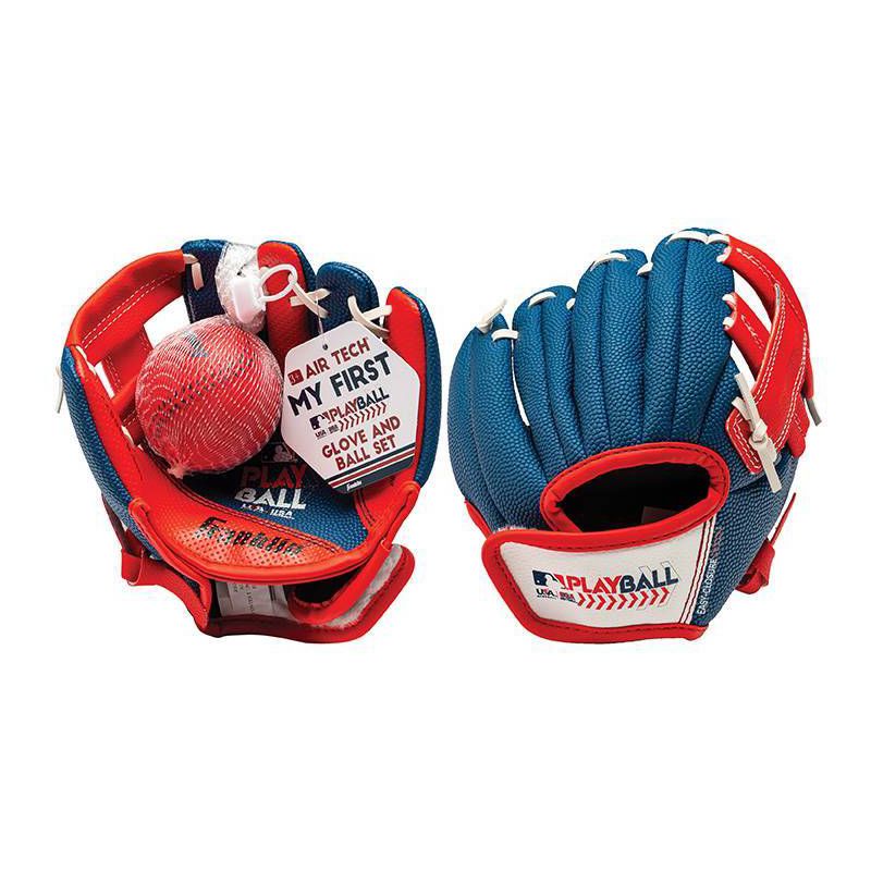 Franklin Sports MLB Playball Air Tech 8.5 Glove - Blue/Red, 1 of 7