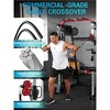 Smith Machine, Home Gym All-in-2200LBS Power Cage – Dual Cable Pulley LAT Pull-Down Leg Hold-Down Full Body Strength Training Equipment - 4 of 4