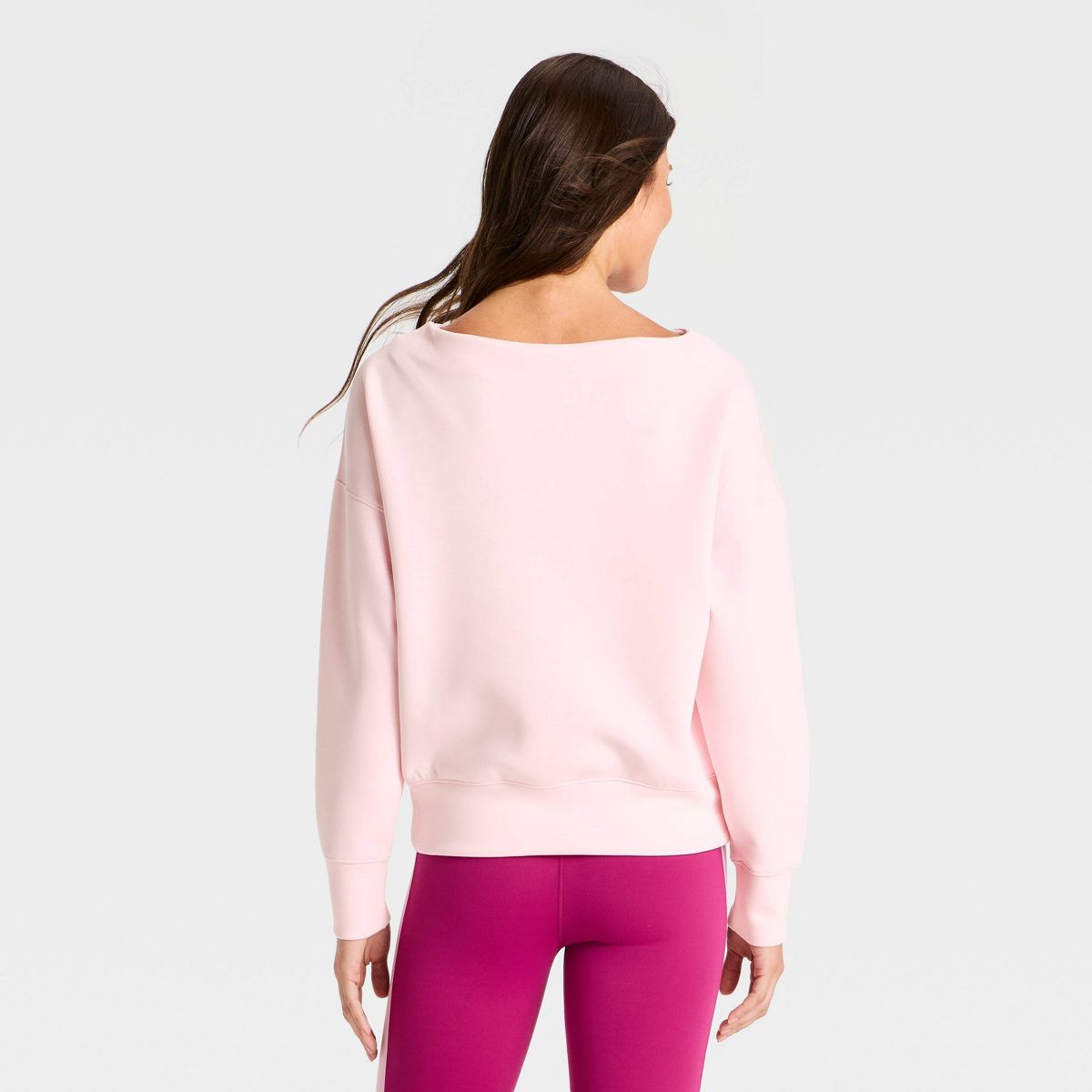 Women's Airy Sleek Boatneck Sweatshirt - All In Motion™ - thumbnail 8