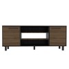 58.6" Manufactured Wood TV Stand for TVs up to 55" with Four Open Shelves for Living Room and Bedroom - 2 of 4