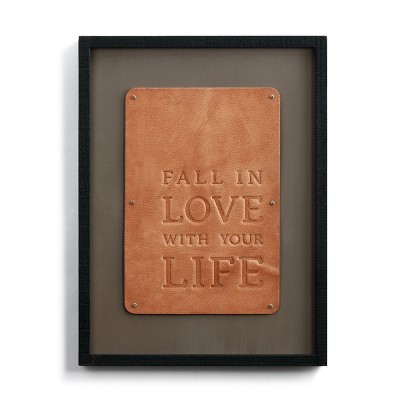 DEMDACO Love Your Life Wall Art Brown