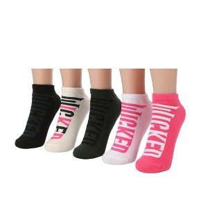 Wicked Part 2 Text Logo Women’s 5-Pair Pack Ankle Socks - 1 of 4