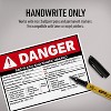 Avery Arc Flash/Shock Danger Labels, Waterproof, UV Resistant, Preprinted, Handwrite-Only, 3.5" x 5", 8 Warning Decal Labels - 4 of 4