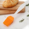 Unique Bargains Basting Brush 15g Small Translucent Handle Brush Color Block Dishwasher Safe Silicone PP 6.69"x1.18" 1Pcs - 2 of 4