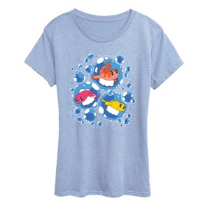 Women's - Pokémon - Tatsugiri Bubbles Short Sleeve Graphic T-Shirt - 1 of 2
