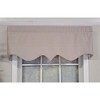 RLF Home Luxurious Modern Design Classic Soft Rayon Regal Style Window Valance 50" x 17" - 2 of 4
