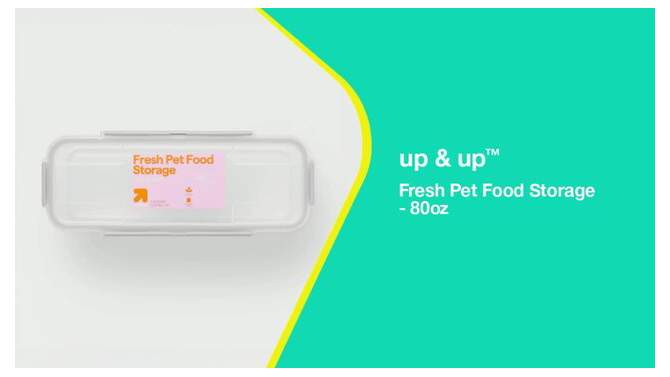 Fresh Pet Food Storage - 80oz - up &#38; up&#8482;, 2 of 5, play video