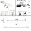 Evideco French Home Goods Modern Wall-Mounted 24-Inch Stainless Steel Towel Bar - Sleek Design for Your Bathroom Decor - 4 of 4