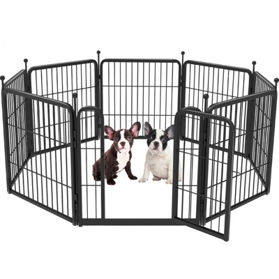 FXW Rollick Dog Playpen for Indoor, Yard, RV Camping, Panels for Puppy and Small Dogs│Patented