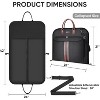 42'' Waterproof Carry On Garment Bag, Hanging Suit Bag for Men, Travel Business Luggage - 2 of 4