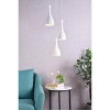 Elegant Lighting Aiken 3 Light White Pendant - 2 of 4