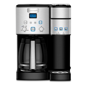 Cuisinart Coffee Center 12 Cup Coffeemaker and Single-Serve Brewer - SS-15P1: Best Combo Coffee Maker, 1200W, LCD Display - 1 of 4