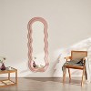 ONWITH 63" x 24" Full Body Mirror For Bedroom,Full Length Mirror With Stand, Floor Large Mirror Wll Mirror,Pink - 3 of 4