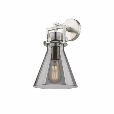 Newton Cone - 1 Light Wall Sconce In Industrial Style-14 Inches Tall and 8 Inches Wide