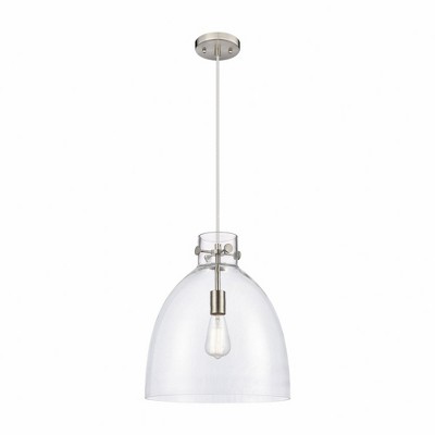 Newton Bell - 1 Light Pendant In Industrial Style-16 Inches Tall and 14 Inches Wide