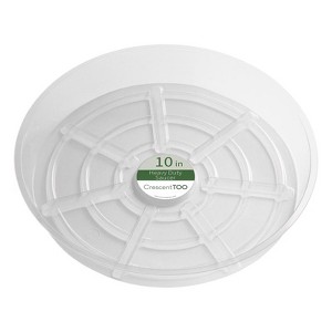 Crescent Garden 1.5 in. H X 10 in. D Plastic Plant Saucer Clear (Pack of 25) - 1 of 1