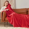 Inhand Knitted Gift Throw Blanket for Couch and Bed, 50"x60" Romatic Lightweight Decorative with Tassel, Farmhouse Warm Woven for Women - 2 of 4