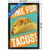 Trends International Time for Tacos! Framed Wall Poster Prints - 3 of 4