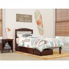 AFI Furnishings Warren Platform Bed T with Drawers AW - 4 of 4