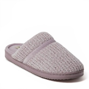 Dearfoams Women's Serena Marled Chenille Scuff House Slipper - 1 of 4