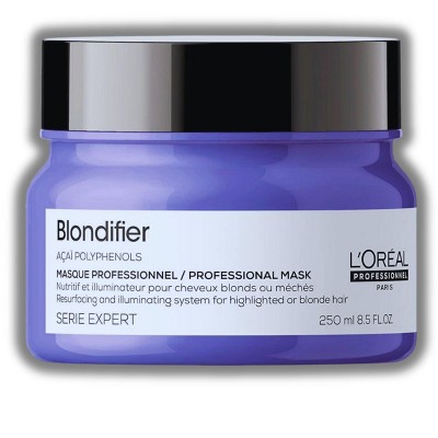 L'Oreal Serie Expert Blondifier Mask | Loreal Blonde Hair Masque Treatment | Deep-Acting Intensive Care - (8.5 oz)