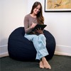 Big Joe Bean Bag Chair with Removeable Cover, Foam Filled, Multiple Sizes and Fabrics, All Ages - 3 of 4