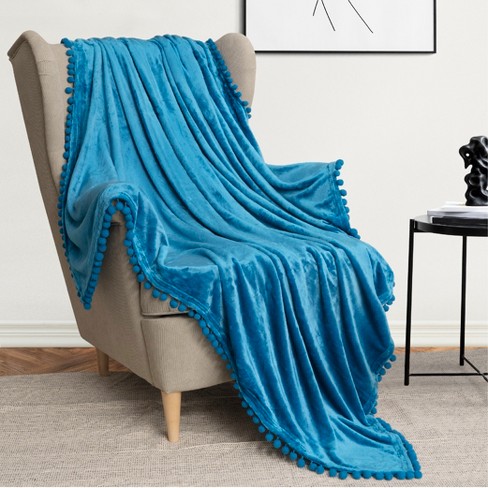 Soft best sale teal throw