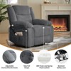 Bestier Massage Recliners for Elderly, Power Lift Recliner Chair with Heat and Vibration for Living Room - 3 of 4