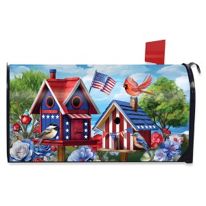 Briarwood Lane Spring Mailbox Cover  - Standard Size - Home of the Free Birdhouses For Spring Mailbox Cover - 1 of 2