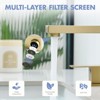 PAGED Bathroom Faucets for Sink 3 Hole, 8 Inch Widespread Bathroom Sink Faucet Bathroom Vanity Faucet with Hose - 3 of 4