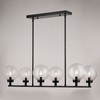 Vaxcel Lander 6 - Light Chandelier in  Matte Black - 3 of 4